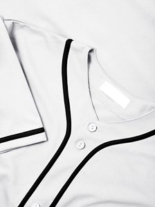 Maillot de baseball personnalisé 100% polyester chemises unies de baseball haut de baseball blanc maillot de baseball pas cher de sublimation pour hommes - Product Image 5