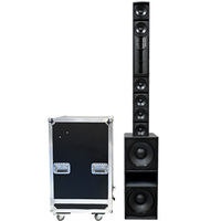 Sistema de Altavoces para DJ de Alta Gama, Columna de Altavoces de 6.5 Pulgadas, Altavoces PA para Exteriores, Sistema de Línea Activo Profesional