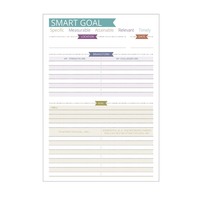 Bloc-notes promotionnel personnalisé détachable à faire en gros bloc-notes autocollant objectif intelligent calendrier spécifique planificateur bloc-notes