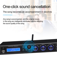 Procesador de Audio Activo para Montaje en Rack con Salida Mono, Fácil Instalación para Pequeños Eventos en Vivo, Conferencias, Sistemas de PA de Estudio