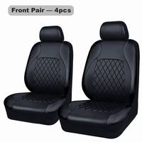 Housses de siège de voiture universelles en cuir PVC quatre saisons Design sportif pour BMW Golf X1 Touareg Passat Tesla CC X3 modèles