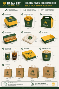 Custom Design Burger Box Food Container Fried Chicken Fries Packaging Wholesale Fast Delivery - Product Image 4