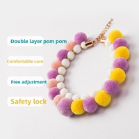 Collier pour petit chien en nylon doux toutes saisons, style Instagram, avec nœud et fleurs, fournitures pour animaux de compagnie, vente en gros pour fabricants