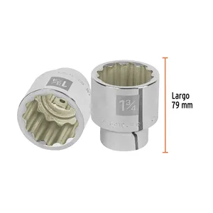 Truper 1-3/4 \ "Dado 12 punti 3/4 \" quadrato 3 unità Per scatola rigida laminazione lucida 2mm spessore materiale riciclato Per spuntini - Product Image 2