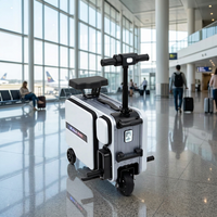 Valise Électrique ELALA à Double Siège Détachable avec Batterie Externe, Lumière LED et Rangement pour le Camping et les Activités de Plein Air