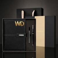 Ensemble cadeau d'entreprise avec bloc-notes A5 et stylo pour la promotion des entreprises, cadeaux pour clients, vente en gros, souvenirs pour réunions annuelles