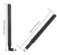 Antenne de routeur à Gain élevé 5dbi 4G noir/blanc pour caoutchouc SMA avec routeur externe noir/blanc 4G à polarisation verticale