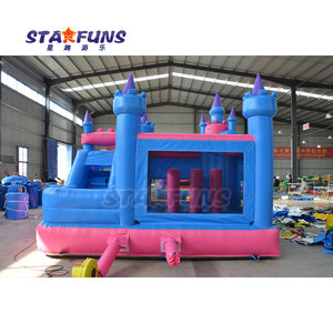 Kids Jumper Inflable Frozen Bouncer Bounce House Banners Comercial Tobogán de agua Combo Inflable Frozen Castle - Product Image 6