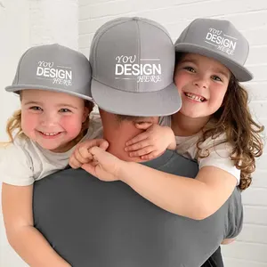 Benutzer definierte Familien hüte Mama Dada und Mini Black Trucker Baseball Cap Set für Geburtstags geschenk Geschenk