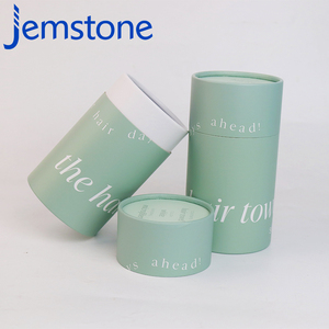 Custom Eco Friendly Clothes Round Silk Scarf Cylinder Packaging Printed Shirt Cardboard Kraft Tube Paper Tube for <b>Towel</b> - Product Image 3