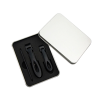 Ensemble de coupe-ongles professionnels en acier inoxydable à grandes mâchoires, 3 pièces, avec un design durable et portable pour la manucure et la pédicure