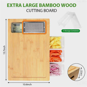 Karton De Bambou Masakan Banquette Coupe En Bois A Pain Decoupage Planche Rouler Bambu Des Coupes 18X12 Papan 16X20 30X43 - Product Image 2