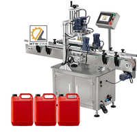 Machine de bouchage automatique verticale à servomoteur MTW pour bouteilles à vis à 4 roues