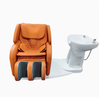 Lit de massage électrique inclinable pour shampoing, fauteuil intelligent de thérapie capillaire pour usage professionnel en salon de coiffure et soin nourrissant des cheveux