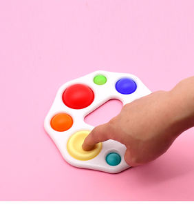 Rongeur pionnier doux <span class=keywords><strong>jouet</strong></span> de décompression éducation précoce Puzzle pratique conseil presse couleur balle main saisir conseil <span class=keywords><strong>dentition</strong></span> <span class=keywords><strong>bulle</strong></span> amusant - Product Image 4