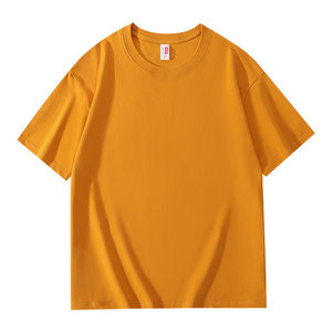 Custom Cotton T-Shirt Round Neck Short Sleeve Solid Color Leisure Wear For Work Uniforms Class Uniforms DIY Company Culture - Product Image 4