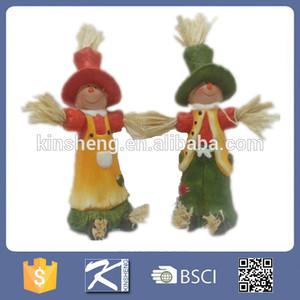 Espantapájaros de cerámica y calabaza, en venta - Product Image 2