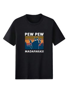 T-shirt à col rond surdimensionné 100% coton pour homme, manches courtes, imprimé lettres, hauts d'été graphiques, tissu tricoté léger - Product Image 4