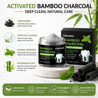 Polvo Dental de Carbón de Bambú para Uso Doméstico, Limpieza Suave y Profunda, Blanqueamiento Dental, Aliento Fresco, Cuidado Diario