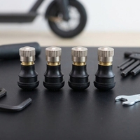 Elektrikli Scooter Tubeless Vakum Valfleri için 11MM Yuvalı Düz Lastik Valf Mili Segway Ninebot Mini Pro, Max G30, Hoverboard
