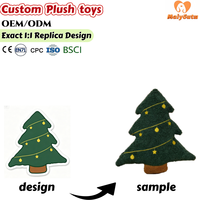 Coussin en peluche personnalisé en forme de sapin de Noël, oreiller doux et rembourré pour salon, décoration de fête de Noël, peluches en gros