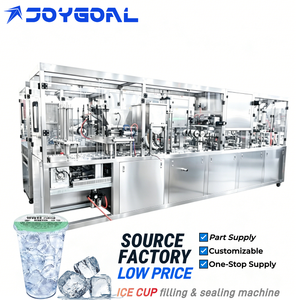 Macchina Automatica Multifunzionale per Riempimento e Sigillatura di Bicchieri di Carta per Bevande, Direttamente dalla Fabbrica, con Funzione di Riempimento Cubetti di Ghiaccio - Product Image 1