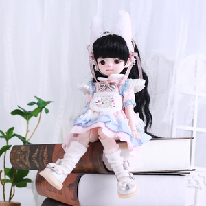 Thời Trang Dễ Thương 1/6 Bjd Búp Bê Quần Áo Phụ Kiện Maid Dress Set 30Cm Búp Bê Trang Phục Ăn Mặc Quần Áo Cô Gái Đồ Chơi Quà Tặng Búp Bê Phụ Kiện - Product Image 6