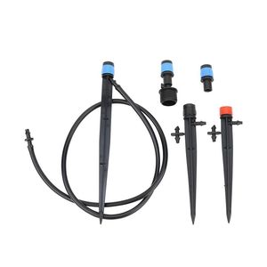 DaringFish Moderno Irrigatore a Micro-Spruzzo a Otto Fori a Cerchio Completo in Materiale PP da 13cm e 18cm per Installazione a Terra - Product Image 4