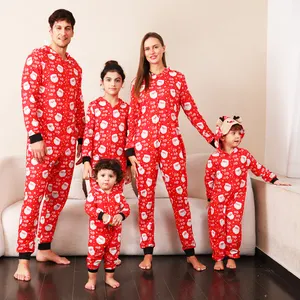 Set pigiama abbinato alla famiglia ragazzi ragazze cervo neve bambini pigiama natalizio famiglia con prezzo di fabbrica