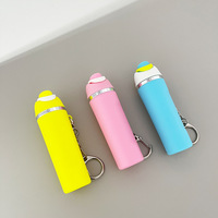 Goedkope, populaire, nieuwe cilindrische fruitbeker sleutelhanger rugzakhanger waterfles sleutelhanger