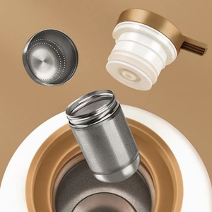 Tetera de Acero Inoxidable con Aislamiento Térmico de 24 Horas, con Infusor y Asa, Capacidad de 1800 ml, con Tapa - Product Image 4