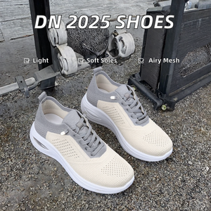 Nouvelles Chaussures de Sport Décontractées à Lacets 2026 avec Semelle Intérieure en Caoutchouc et Maille Douce, Tige en Toile Légère – Chaussures Tendance pour l'Été - Product Image 2