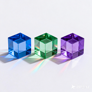 OEM 지원 산항 브랜드 광학 유리 K9 큐브 레퍼런스 프리즘 높은 투과율 350nm에서 2000nm까지 - Product Image 5