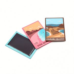 Top Quality Custom Printing Refrigerator Tourist Scenery Photo Souvenir Customized Tin <b>Fridge</b> Magnets - Product Image 5
