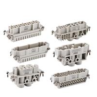 Connecteur robuste 6 broches 35A 500V, prise rectangulaire étanche IP65 pour machine de moulage par injection à canaux chauds