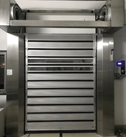 Portes industrielles modernes de haute qualité, portes en aluminium spirales à grande vitesse pour entrepôts, électriques et pratiques