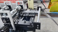 Machine de formage de tôles de toiture en acier PPGI GL à haute efficacité Yousheng avec moteur servo et machine à porte automatique à volet roulant