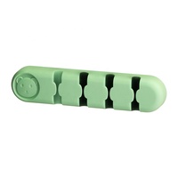 Organizador de Cables de Silicona para Escritorio, Montaje en Pared, Autoadhesivo, Sin Clavos, Protector de Cables de Carga, Gestión y Almacenamiento