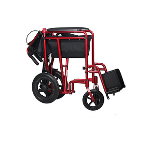 <span class=keywords><strong>Silla</strong></span> <span class=keywords><strong>de</strong></span> transporte <span class=keywords><strong>de</strong></span> aluminio ligera <span class=keywords><strong>Silla</strong></span> <span class=keywords><strong>de</strong></span> <span class=keywords><strong>ruedas</strong></span> <span class=keywords><strong>de</strong></span> transporte con respaldo plegable con cinturón <span class=keywords><strong>de</strong></span> seguridad - Product Image 5