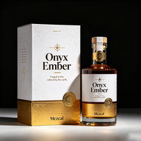 Großhandel OEM ODM Umweltfreundliche Papier-Faltschachtel mit UV-Druck für Traditionellen Rauchigen Mezcal-Agaven-Likör