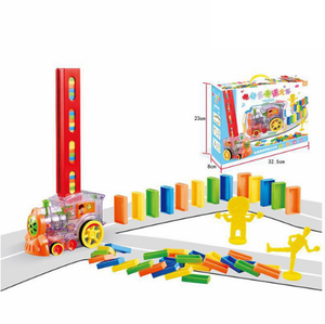Nouveauté Jouet éducatif <span class=keywords><strong>Train</strong></span> électrique <span class=keywords><strong>Domino</strong></span> Jouet pour enfants <span class=keywords><strong>Jeu</strong></span> amusant - Product Image 1