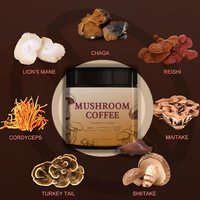 Poudre d'extrait de café aux champignons sains, marque privée OEM, café aux champignons UE