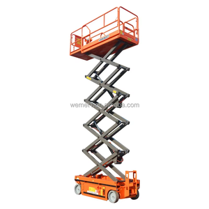 Wemet 6M 8M 10M 12M 300Kg Luchtwerk Elektrische Manlift Mobiele Lift Tafels Platform Hydraulische Schaarlift - Product Image 1