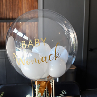 Pegatinas de vinilo de lujo personalizadas, etiquetas adhesivas para cajas de globos, letreros, celebraciones de Navidad, fiestas y bodas