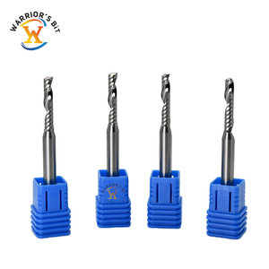 Xoắn ốc lên cắt acrylic đơn sáo <span class=keywords><strong>CNC</strong></span> công cụ biến đường kính Carbide End Mill cho nhựa <span class=keywords><strong>CNC</strong></span> Router bit cắt - Product Image 1