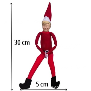 2025 elfo de Navidad que se comporta mal juguete de peluche Elfette novedad largo Bendy niña traviesa con cuerpo suave y cara de vinilo muñeca de Navidad - Product Image 2