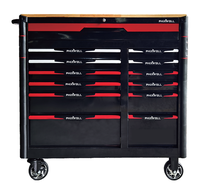 Taller garaje armario de almacenamiento de herramientas carro cofre carro, bandeja de juegos de herramientas con protectores de esquina kit de herramientas de reparación de automóviles XXXL