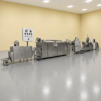Machine extrudeuse industrielle pour snacks ou ligne de production de snacks à double vis, en acier inoxydable, automatique, haute capacité