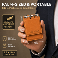 Mini carnet portable personnalisé, carnet de notes minimaliste et esthétique pour les notes quotidiennes, le journalisation et la prise de mémos, échantillon gratuit