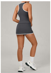 Nuevos conjuntos de vestido de tenis para mujer al por mayor, conjuntos deportivos de Polo y bádminton, ropa informal para exteriores - Product Image 3